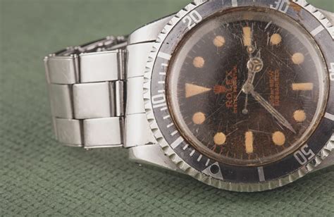 scratches on Rolex watch